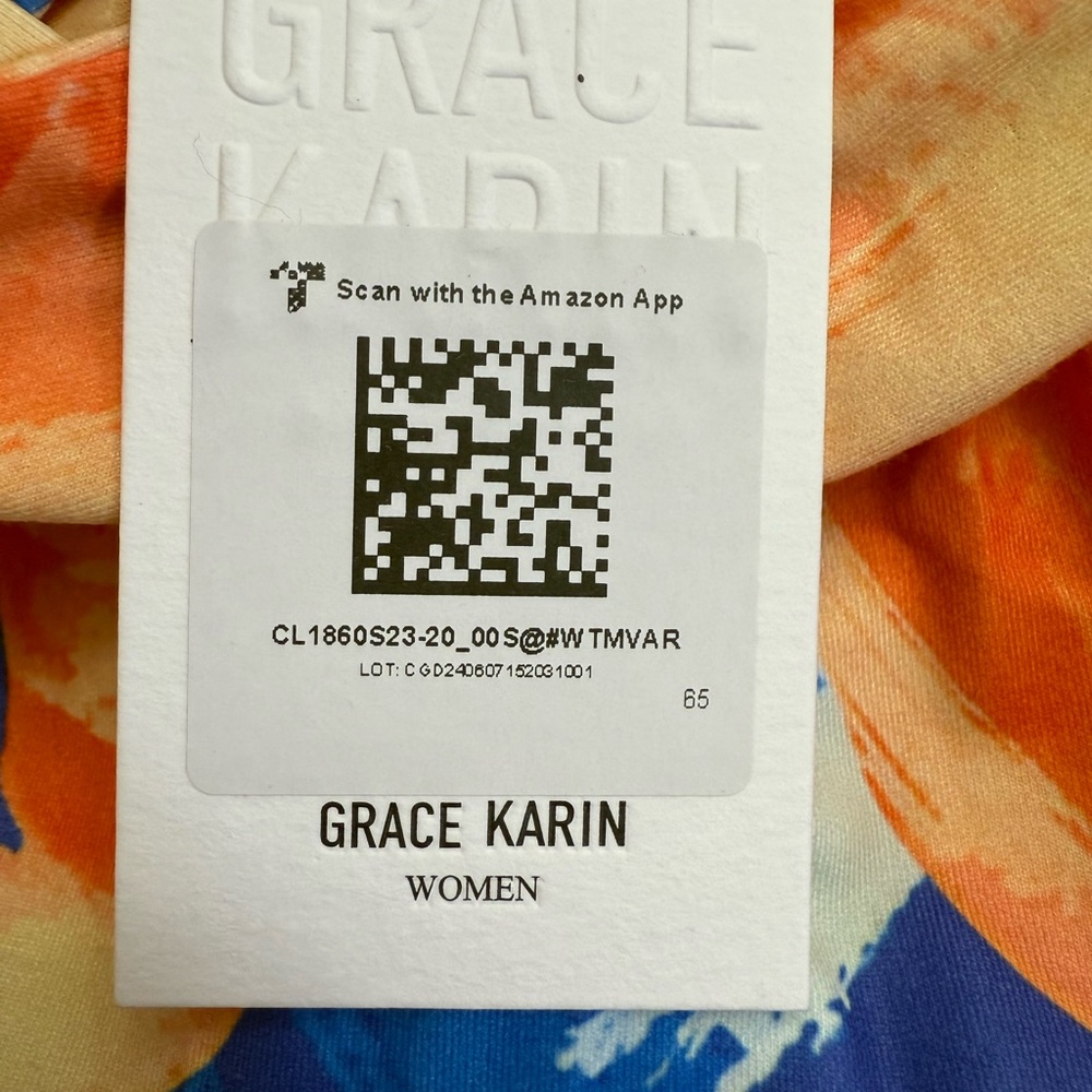 GRACE KARIN Women's Criss Cross Halterneck Sleeveless Summer Floral Maxi Dress - Picture 11 of 16